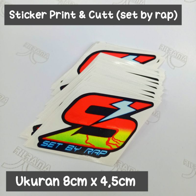 Jual sticker printing SET BY RAP | Shopee Indonesia