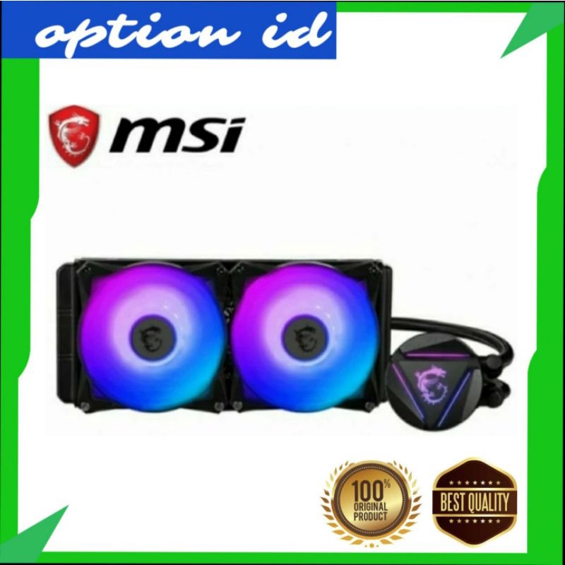 Jual Liquid CPU Cooler MSI MAG CORELIQUID 280R ARGB 280mm Black RGB