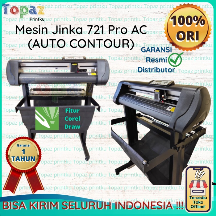Jual Mesin Cutting Sticker Jinka Pro AC 721 LED Auto Countur | Shopee ...