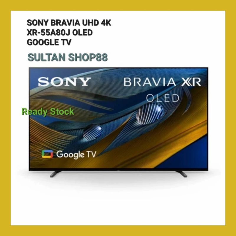 Jual SONY BRAVIA OLED GOOGLE TV XR55A80J UHD 4K I XR55A80J SONY OLED