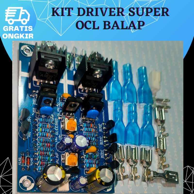 Jual kit driver power amplifier super ocl balap (DOUBLE LAYER) | Shopee