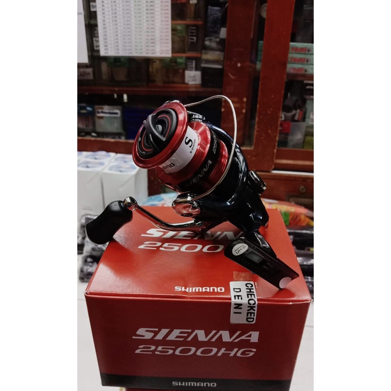 Jual Reel Pancing SHIMANO Sienna 2500 HG Ril Rel Spinning Original Ori ...