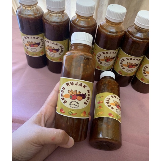 Jual bumbu rujak kacang kemasan 250 ml | Shopee Indonesia