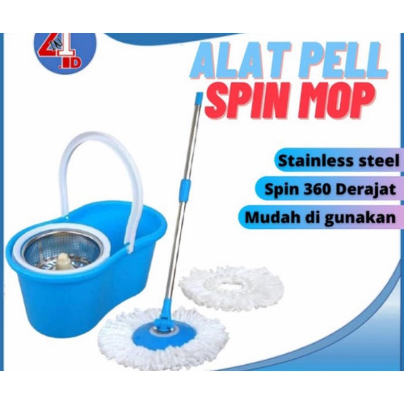 Jual Alat Pel Spin Mop Stainless Pel Lantai Shopee Indonesia