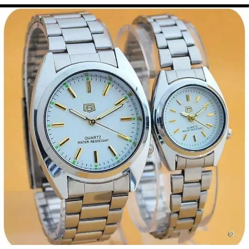Jual (Terima Cod)JAM TANGAN COUPLE EKO Strap Rantai HARGA 2PCS(Dikirim ...