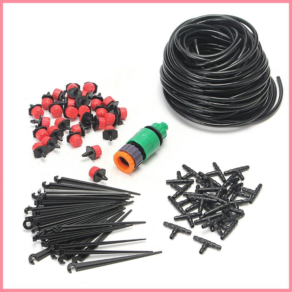 Jual 25 Meters DIY Drip Irrigation System Automatic Self Watering Hose