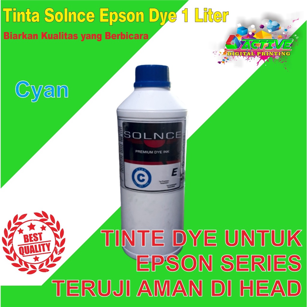 Jual TINTA SOLNCE DYE EPSON 1 LITER | Shopee Indonesia