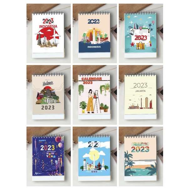 Jual KALENDER 2023 MINI - KALENDER MEJA MINI - CALENDER MEJA DUDUK 2023 ...