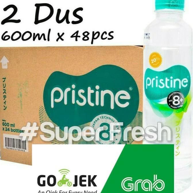 Jual Pristine Water 600 Ml X 48 Botolair Minum Pristineair Alkali 2dus Shopee Indonesia 0928