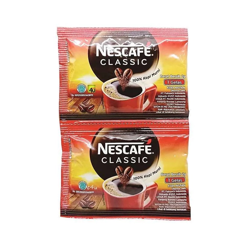 Jual Nescafe Classic Sachet 2gr x 10 pcs Shopee Indonesia