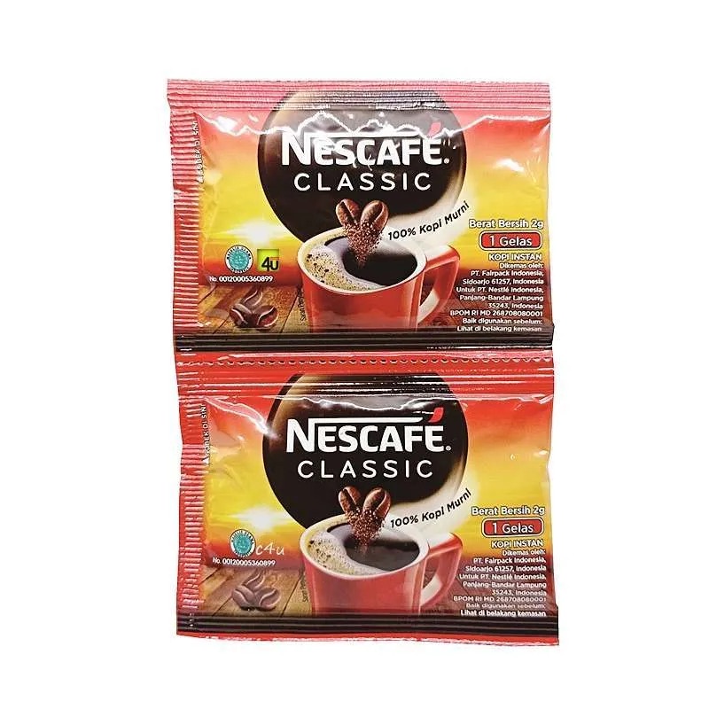 Jual Nescafe Classic Sachet 2gr X 10 Pcs Shopee Indonesia 9491