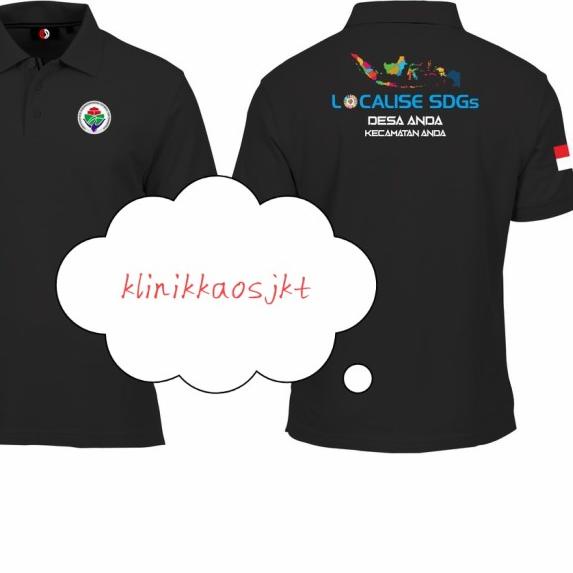 Jual Baju Poloshirt Kaos Polo Sdgs Localise Indonesia Polo Shirt