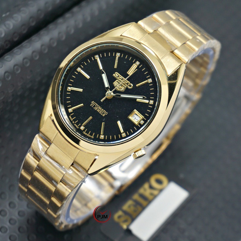 Emas Seiko Automatic Gold Watch Seiko 21 Jewels Women Automatic