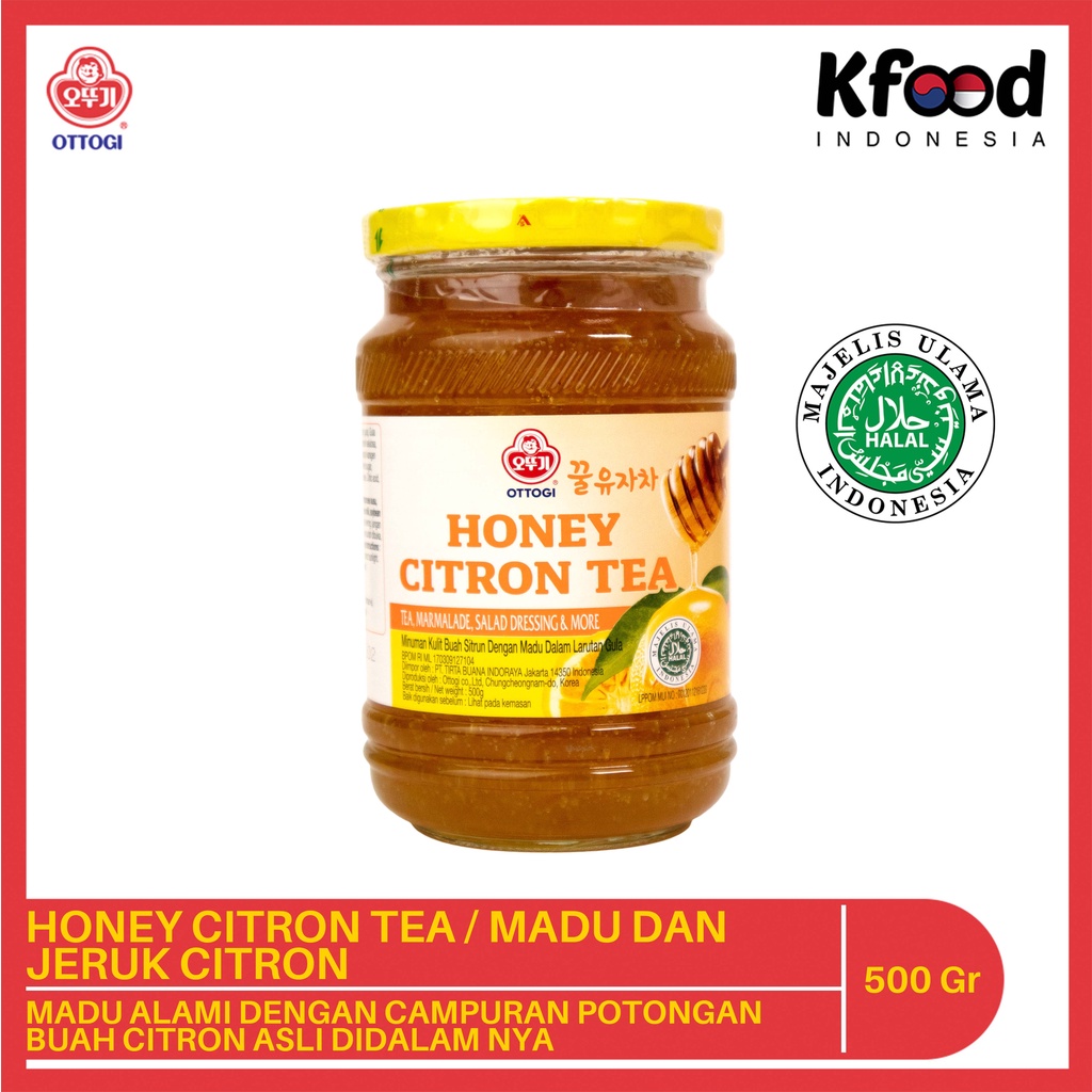 Jual Ottogi Honey Citron Tea 500g Shopee Indonesia 0466