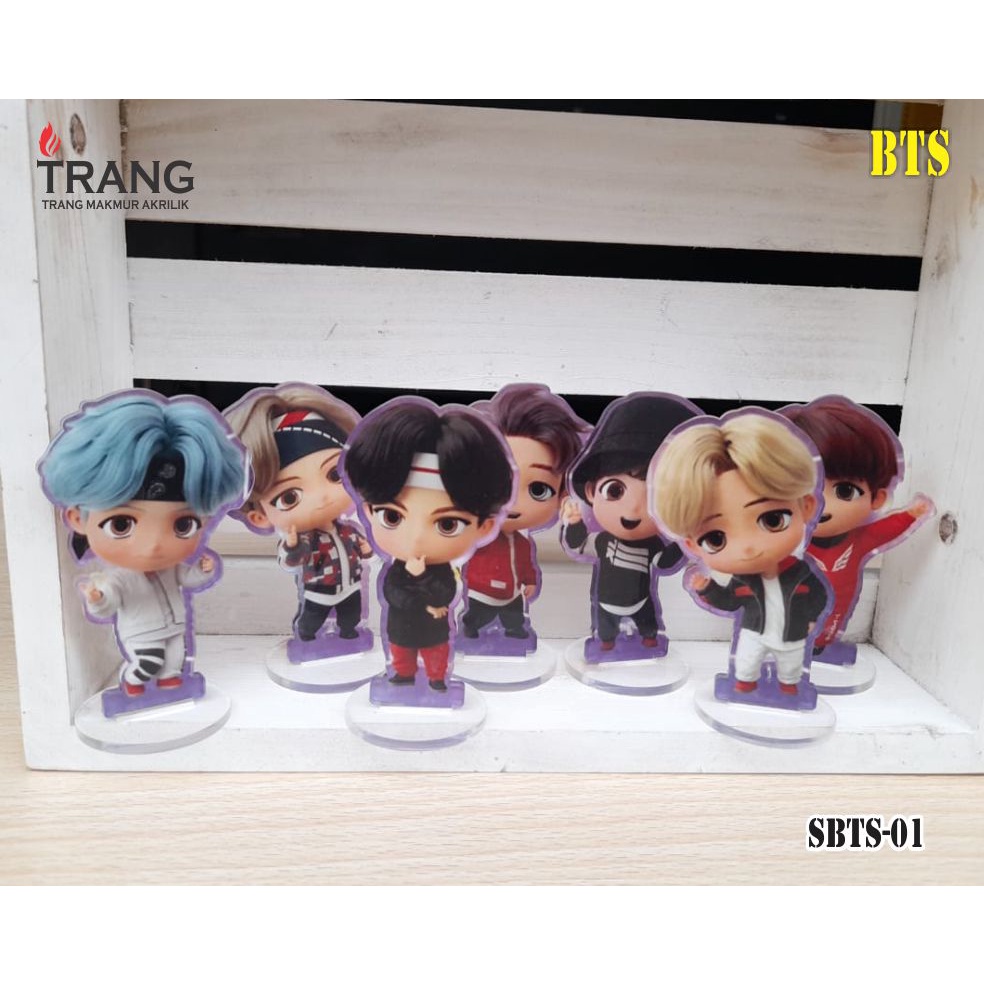 Jual Standee Figure Akrilik BTS Tiny Tan / Standing Action figure ...
