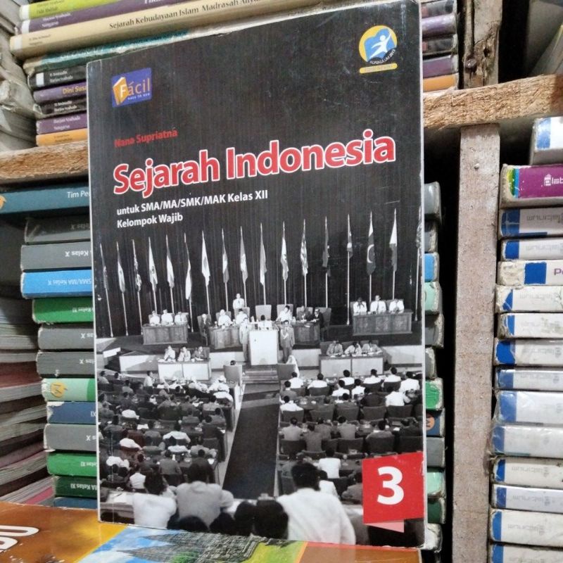 Jual Buku Sejarah/buku Sejarah Indonesia Kelas XII/12/3 Sma Ma Facil ...