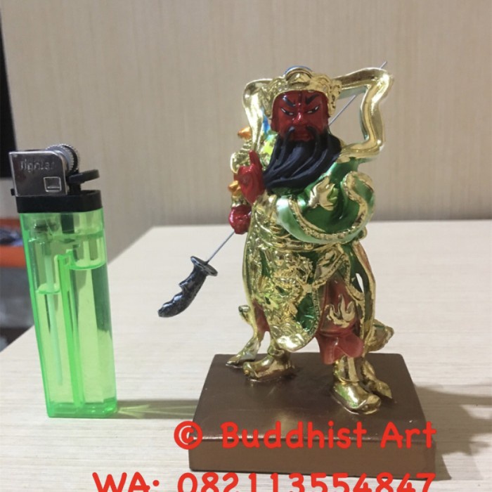 Jual Patung Dewa Kwan Kong Guan Yu Berdiri Inch Fiber Shopee Indonesia