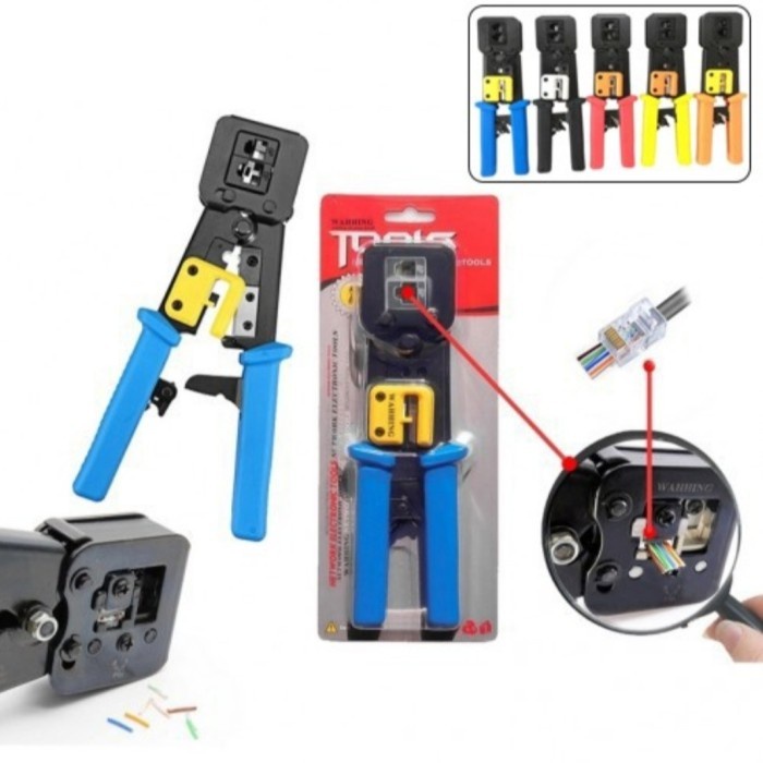 Jual Crimping Tool RJ45 | Tang Crimping Kabel RJ45 Anti Gagal Cat 5e ...