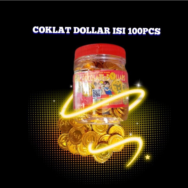 Jual COKLAT COIN DOLLAR ( ISI 100 PCS ) | Shopee Indonesia