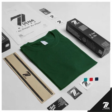 Kaos Polos Pria Wanita Lengan Pendek Premium Cotton Bamboo 30s Unisex Zulna Distro