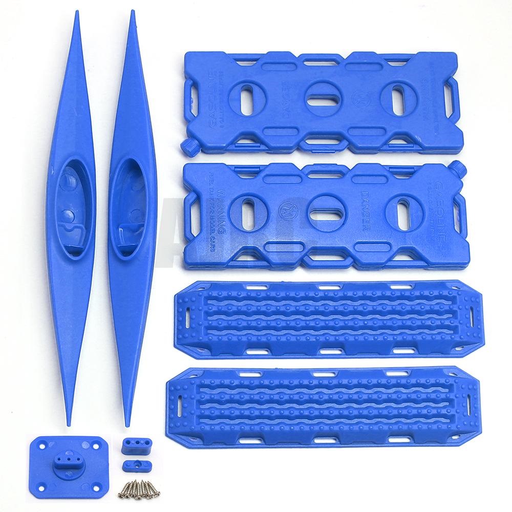 Mini réservoir de carburant en plastique et extincteur compatible avec Traxxas TRX4 Axial SCX10 Redcat Gen7 1/10 RC Rock Crawler
