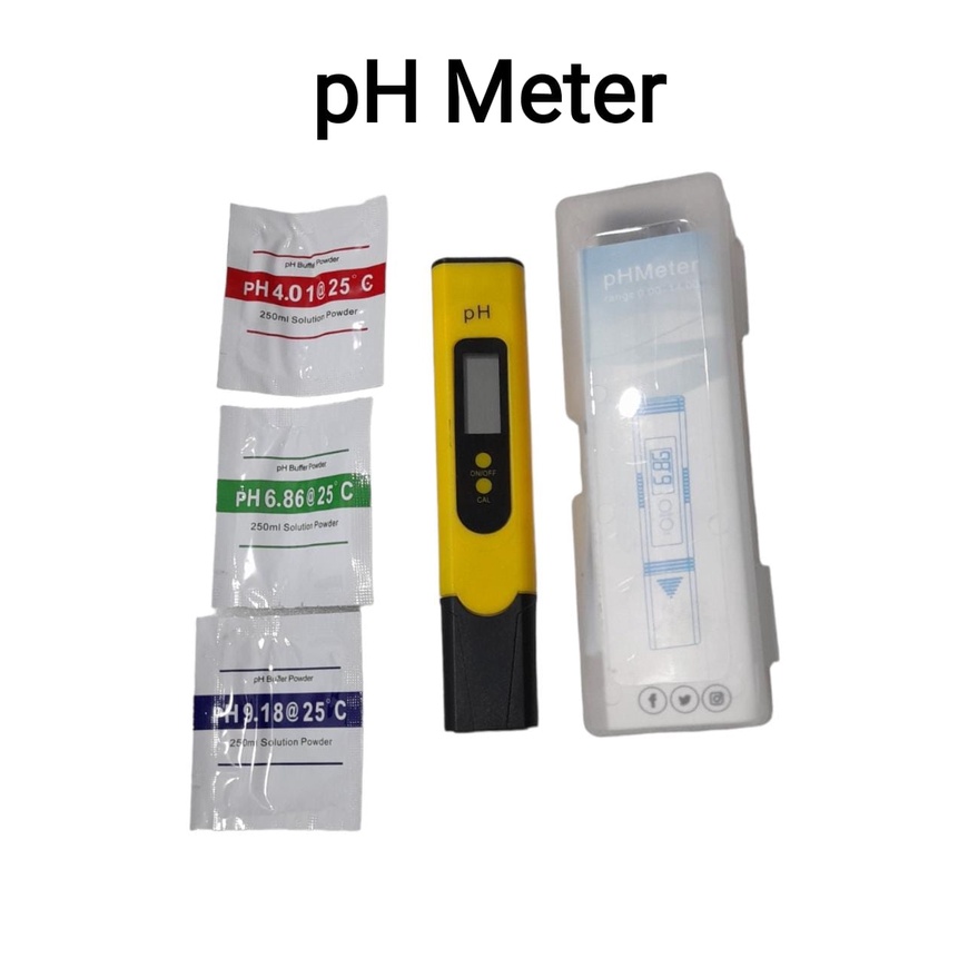 Jual pH Meter Auto CalibrateKuning (PH01)+Bubuk Kalibrasi Digital