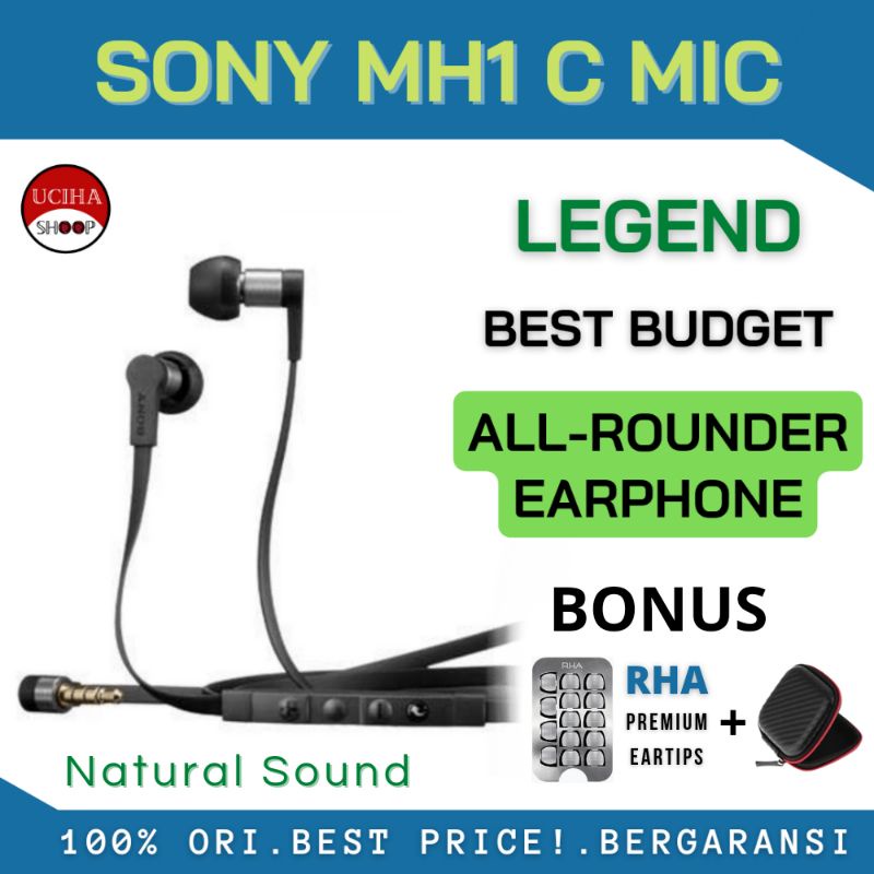 Jual SONY MH1C ORIGINAL BEST ALL-ROUNDER BUDGET EARPHONE BALANCE ...