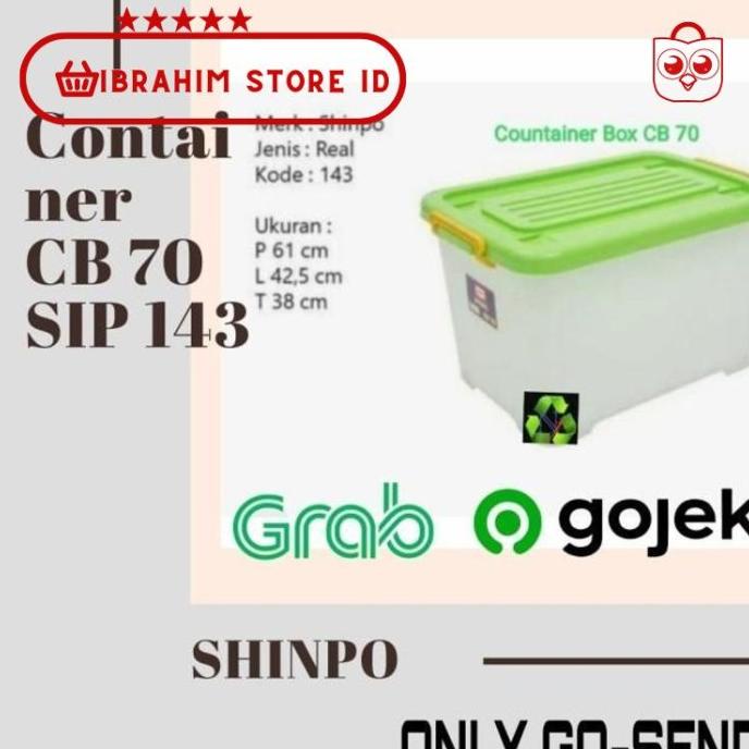 Jual Ibrahim Countainer Box Shinpo Cb 70 ( Sip 143 ) Store Id | Shopee ...