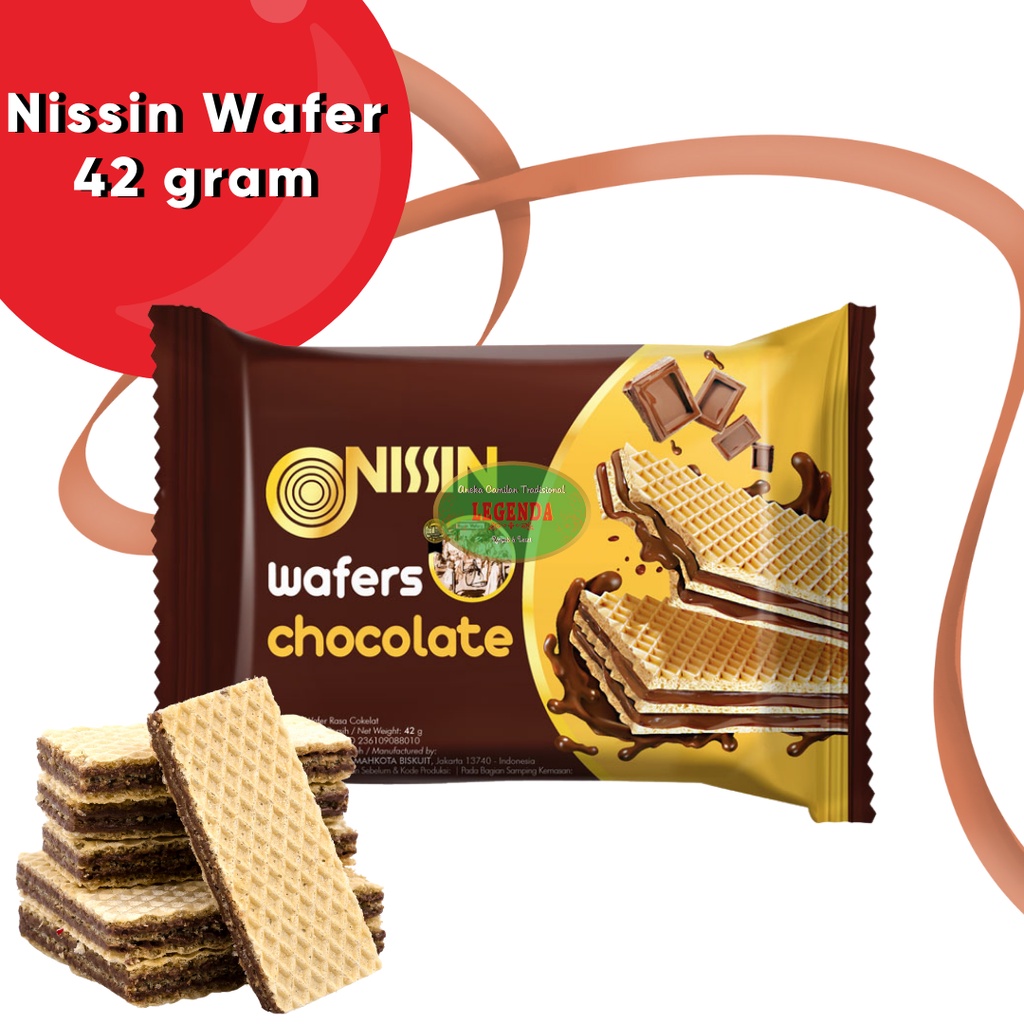 Jual Nissin Wafer Chocolate 42gr Cokelat Shopee Indonesia