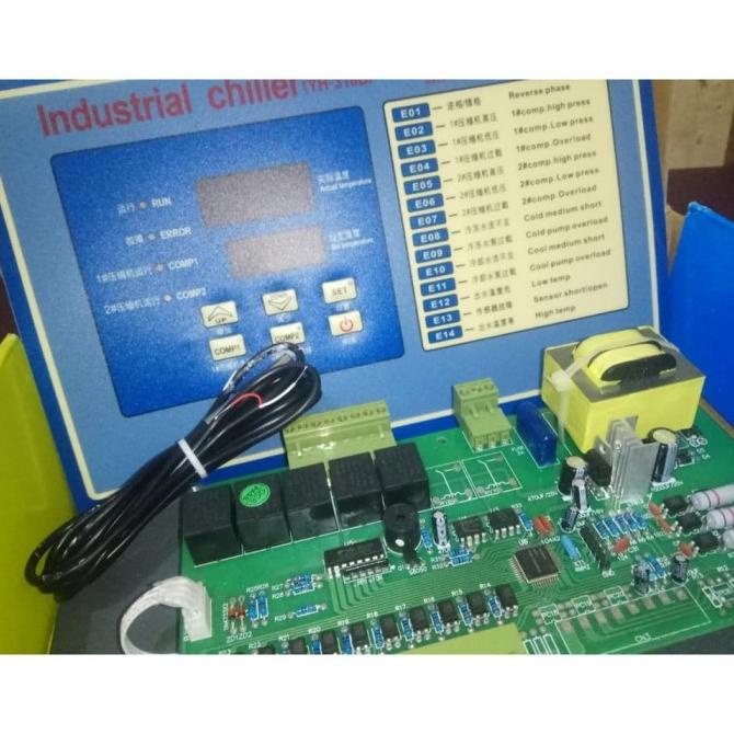 Jual water chiller thermo controller 2 stage/thermostat chiller barang ...