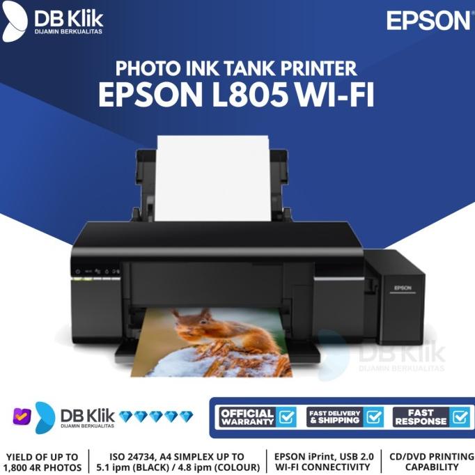 Jual Printer Epson L805 Ink Tank Wi Fi Wireless Printer Epson L805 Shopee Indonesia 7562