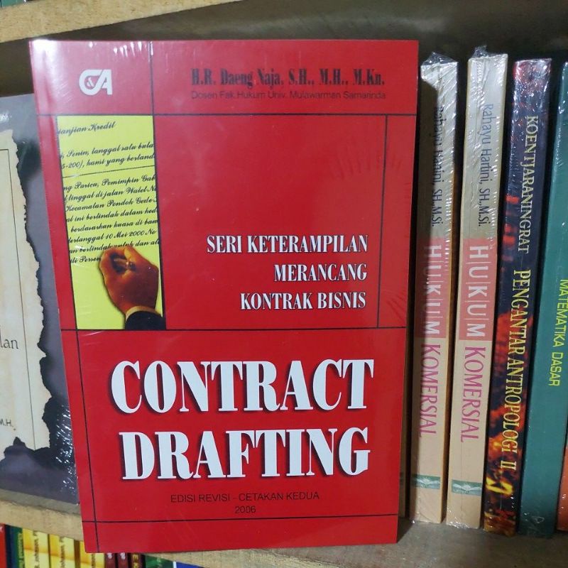 Jual Buku Contract Drafting Seri Keterampilan Merancang Kontrak Bisnis ...