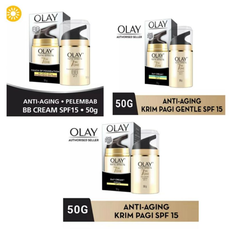 Jual Olay Total Effects 7 In 1 Anti Ageing Day Cream Normal Gentle Bb Foundation Spf 15 50g