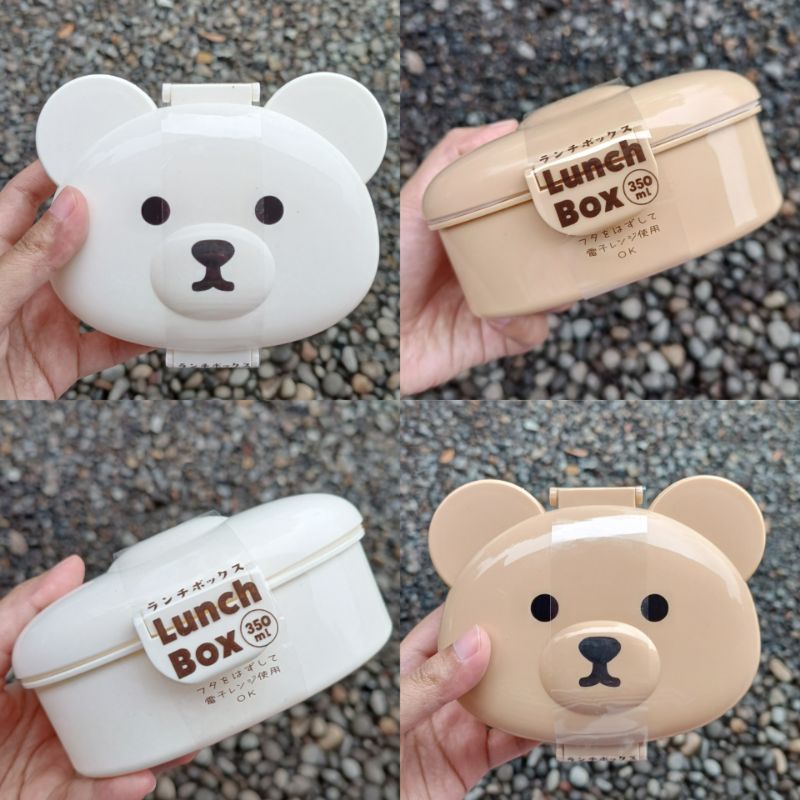 Jual Daiso Seria Watts Japan Lunch Box Bento Bear Kotak Bekal Bento