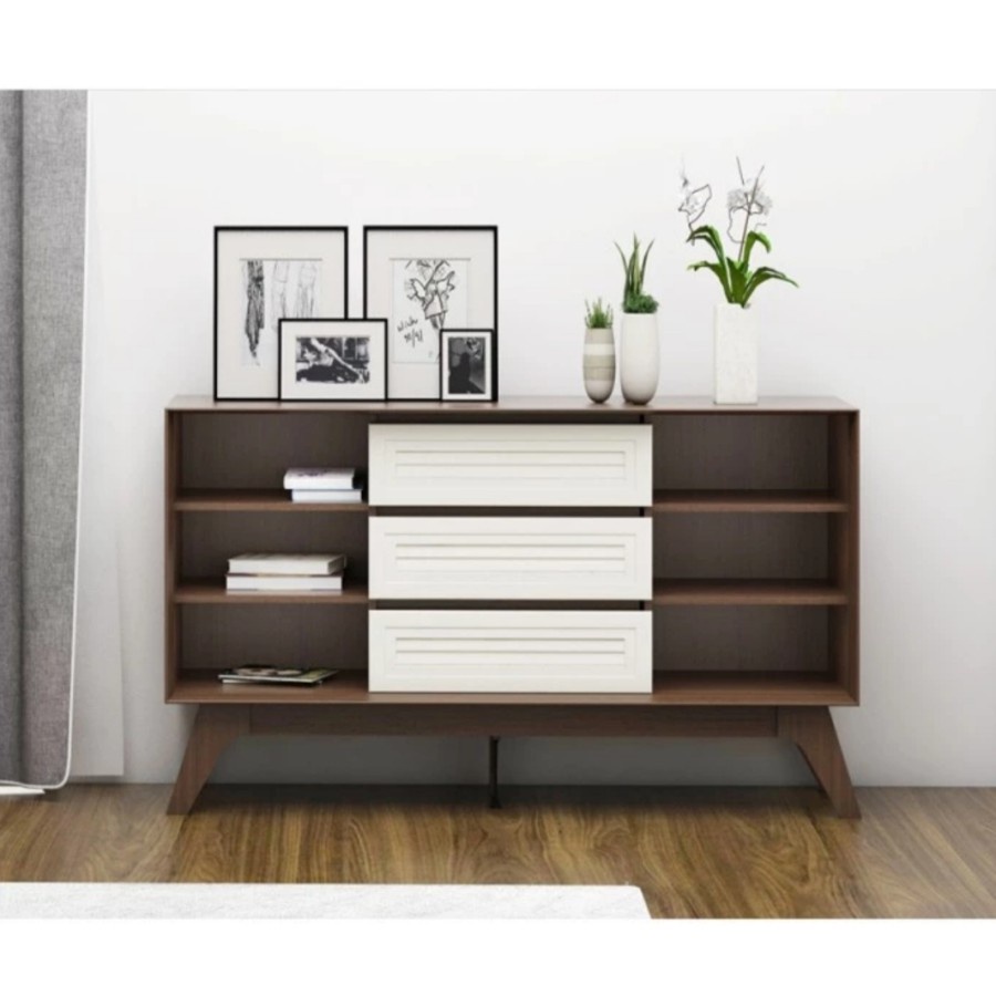 Jual Sideboard Rak Tv Buffet Credenzia Rak serbaguna GRAVER | Shopee ...