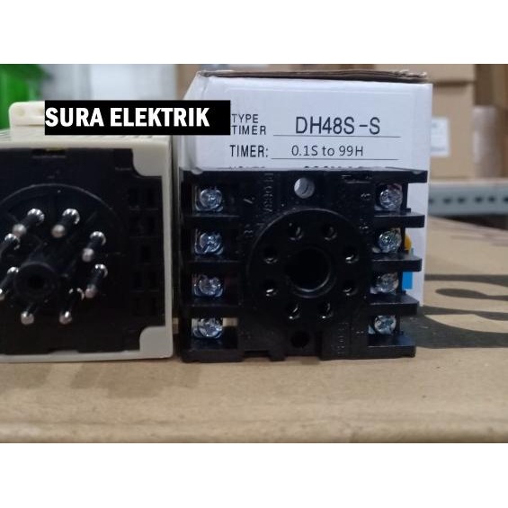 Jual OMRON DH48S-S AC 220V Digital Programmable Timer Delay Relay ...