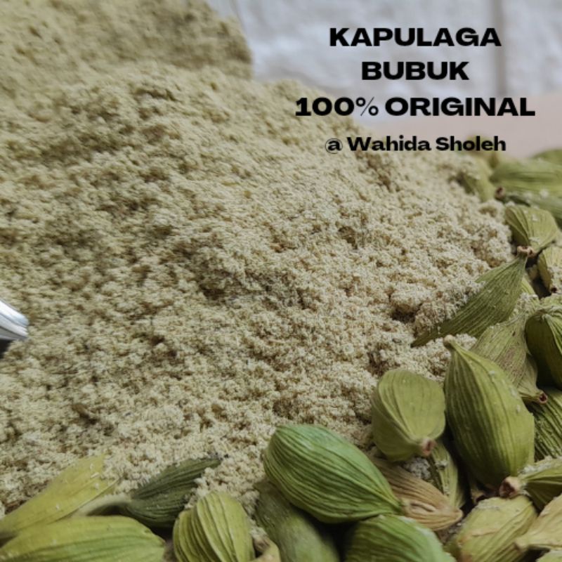 Jual Wahida sholeh / Kapulaga hijau bubuk asli original green cardamom ...