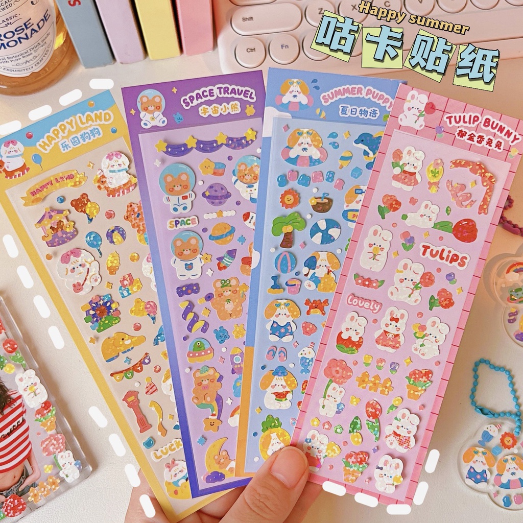 Jual Sticker Panjang Hologram 1 / Waterproof Sticker Bling bling ...