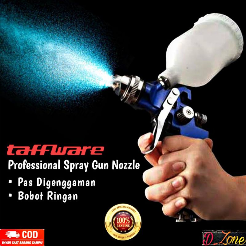 Jual Taffware Professional Spray Gun Nozzle Hvlp Airbrush Semprotan Cat Tabung Atas Shopee