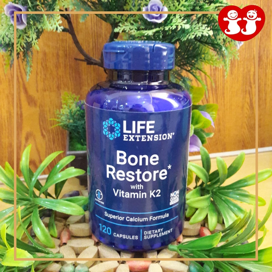 Jual Life Extension Bone Restore with Vitamin K2 120 Caps Shopee