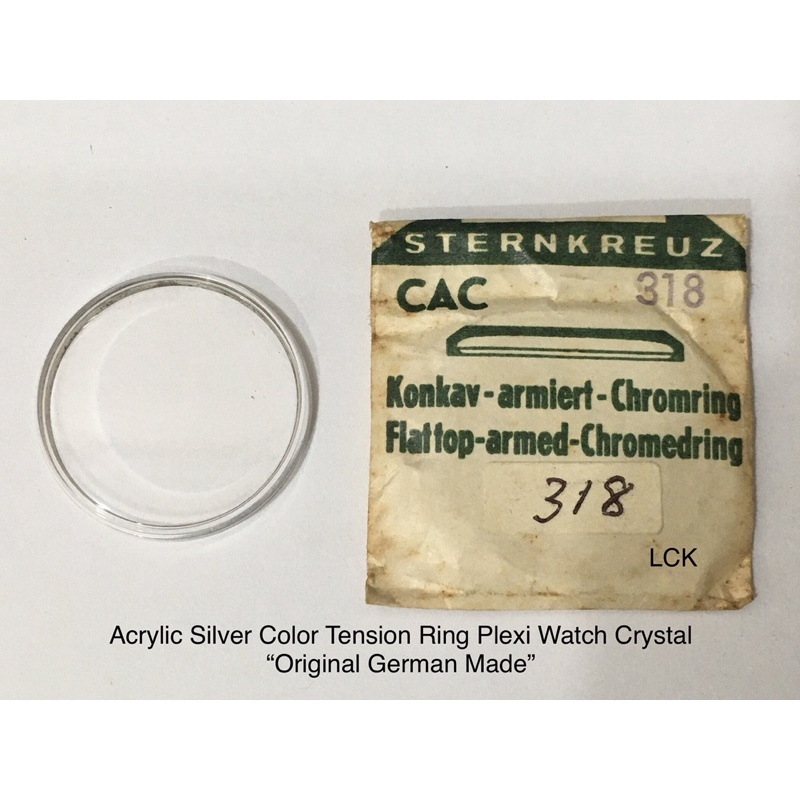 Jual Acrylic Sternkreuz Yellow/Silver Color Tension Ring Plexi Watch