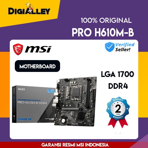 Jual Motherboard Msi Pro H M B M Atx Lga Hdmi Vga Msi Pro H M B Shopee Indonesia