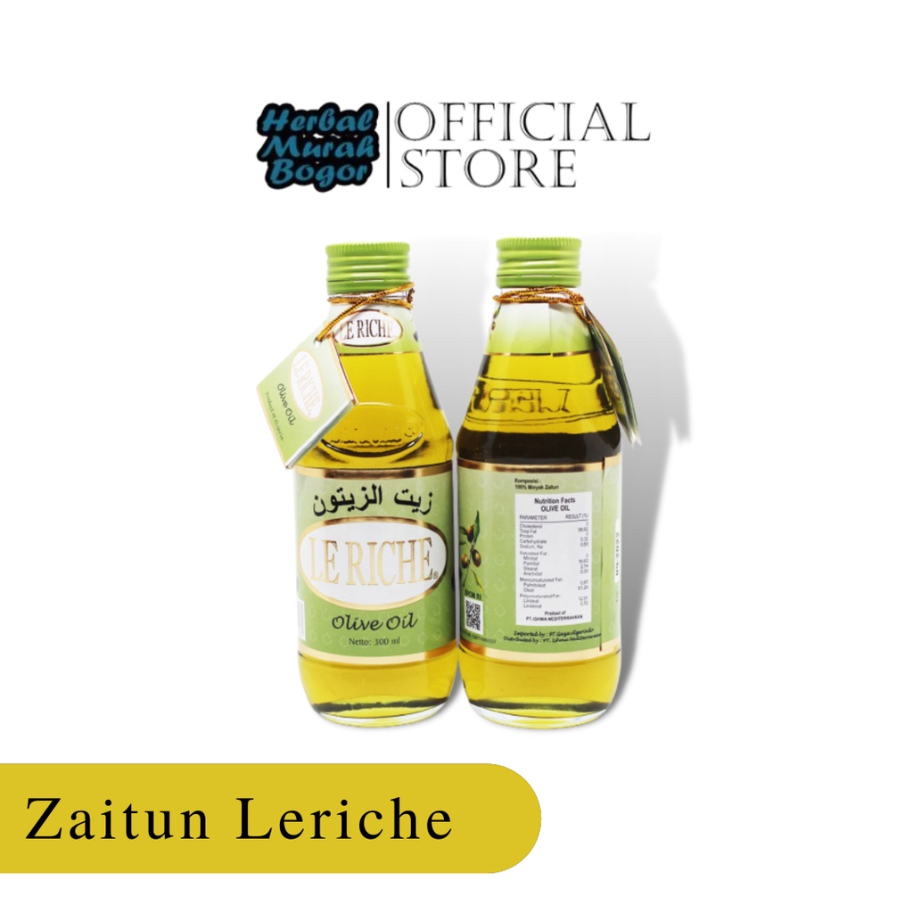 Jual Minyak Zaitun Leriche Le Riche / Lerichi Olive Oil 300 Ml Original Asli Murni Virgin Oil
