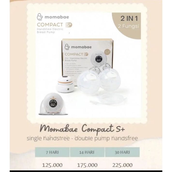 Jual Sewa Pompa Asi Momabae Compact SPlus | Shopee Indonesia