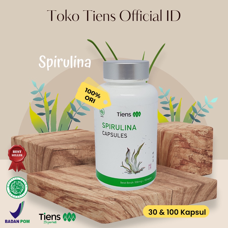 Jual Tianshi Spirulina Capsules Kapsul Pelengkap Gizi & Nutrisi