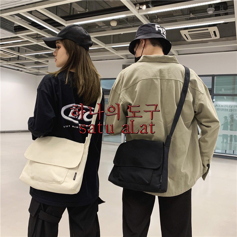 Jual SATU ALAT Tas Selempang SEIYA 100% Canvas Premium Tebal Tas Kanvas