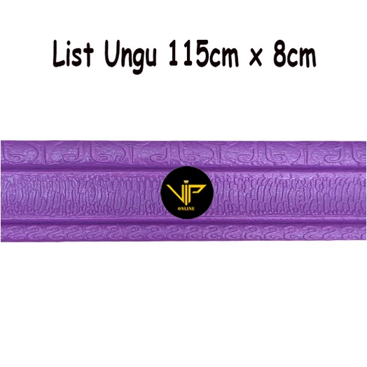 Jual VIP Wallpaper List Ungu Foam 3D Wallborder Foam 3D Stiker Dinding ...