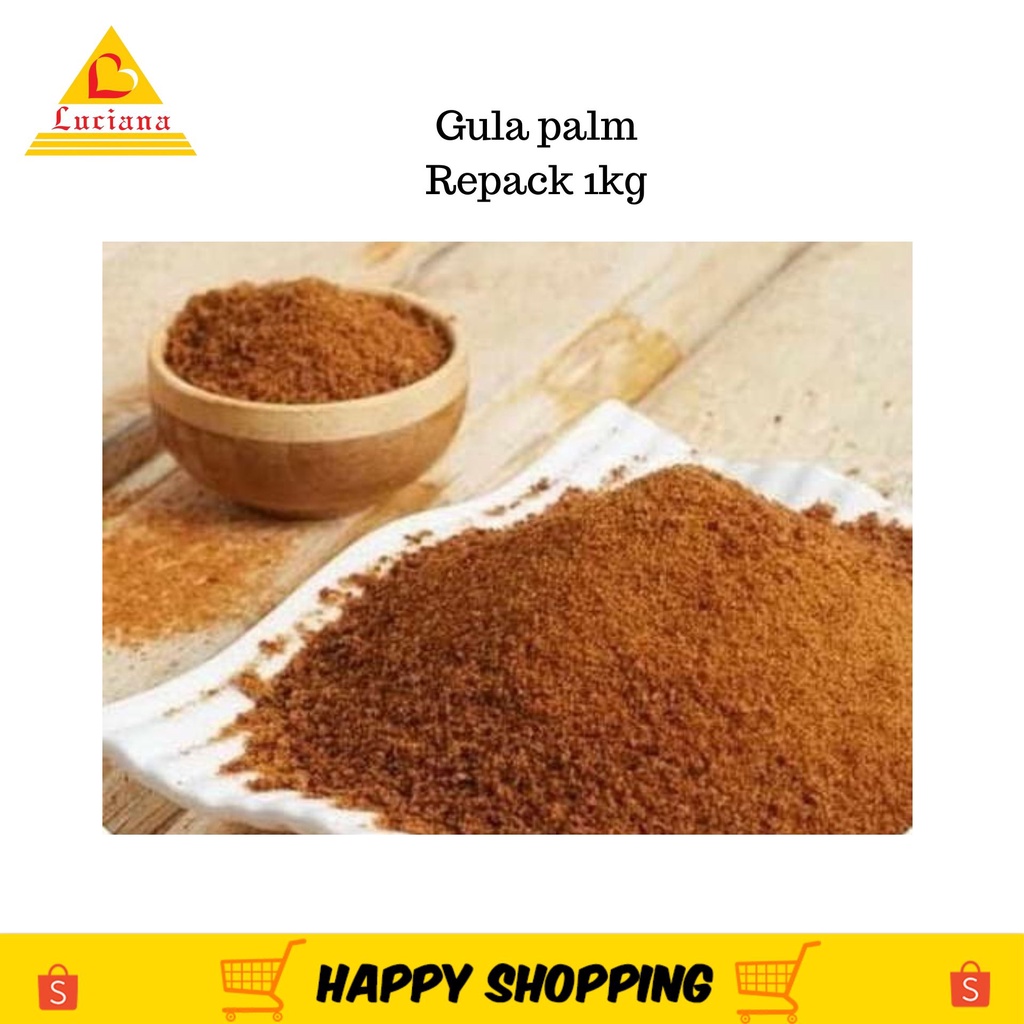 Jual Gula Palm Kemasan Repack 1kg | Shopee Indonesia