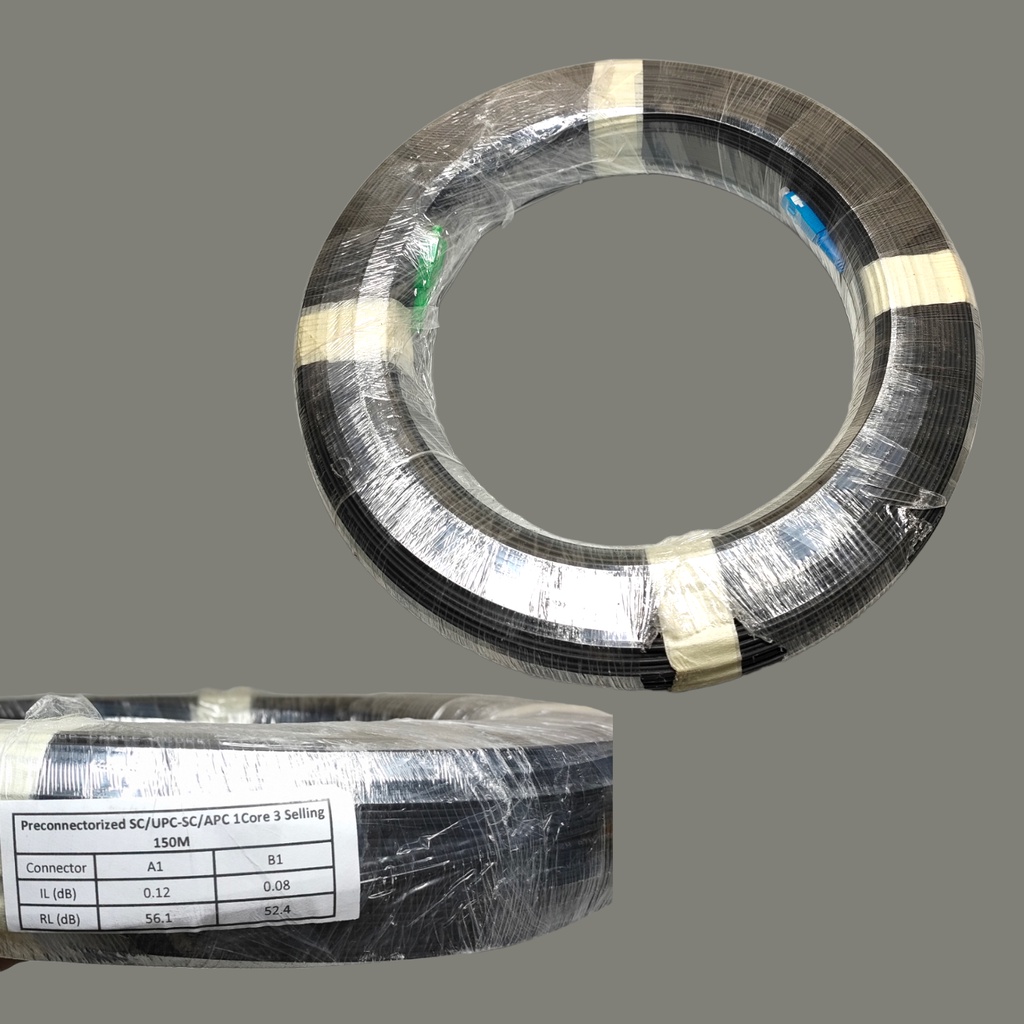 Jual kabel precon 1 core 3 selling 150m sc upc - sc apc / dropcore 1 ...
