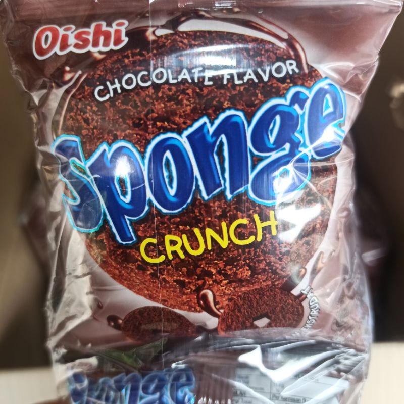 Jual Sponge Oishi Rasa Cokelat Crunch Makanan Ringan Isi Pcs Shopee Indonesia